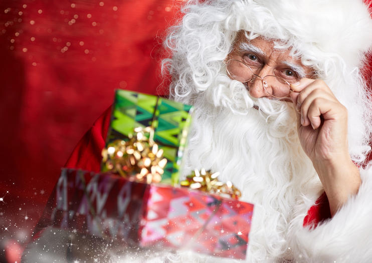 Meeting Santa Claus in Lapland